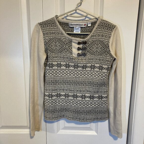 #167 Obermeyer Ski Sweater Women, Size Small - Picture 1 of 6